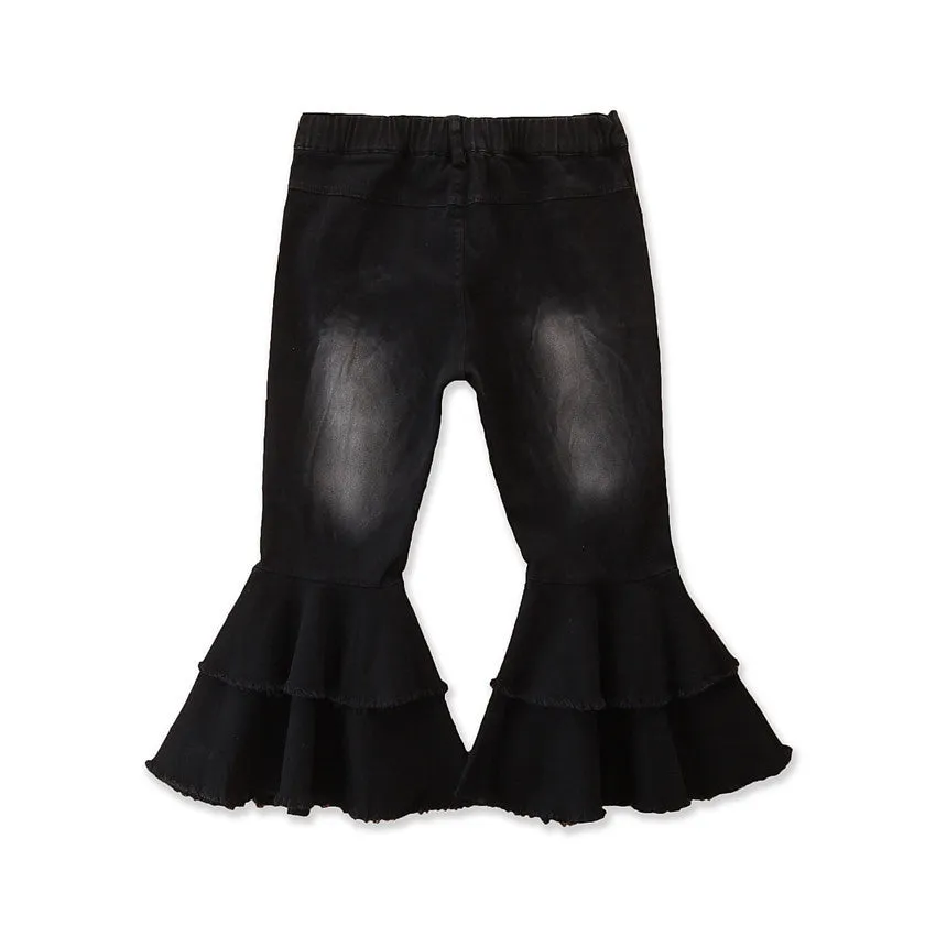 Double Flared Denim Jeans