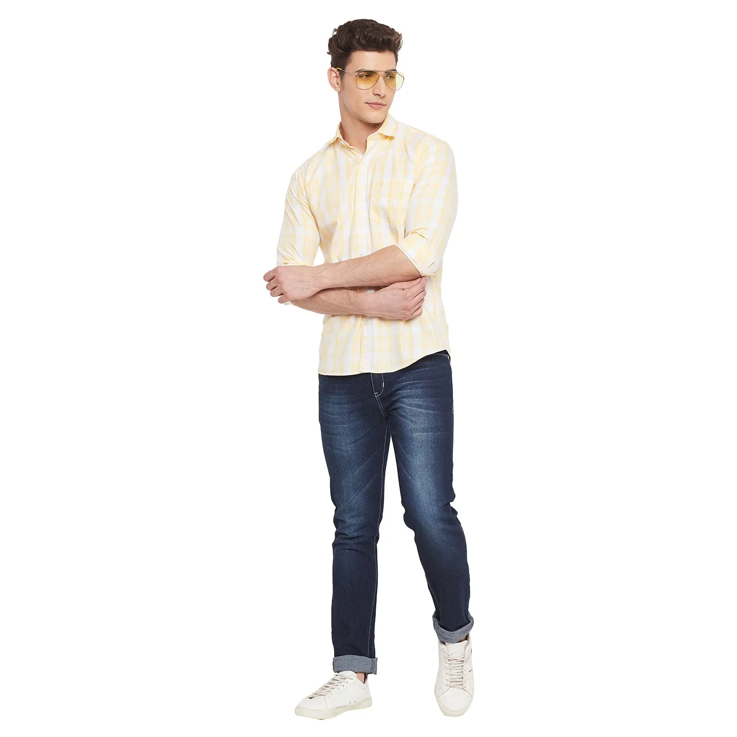 Duke Stardust Men Full Sleeve Cotton Shirt (SDO8CKTT)