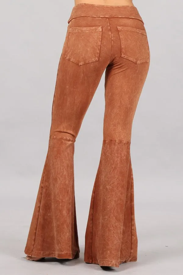 •FARRAH• cotton blend bell bottoms