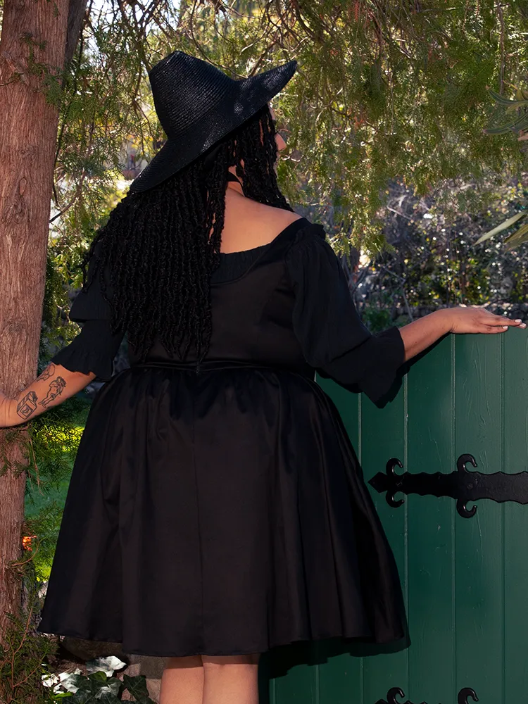 FINAL SALE - Ritual Peasant Top in Black