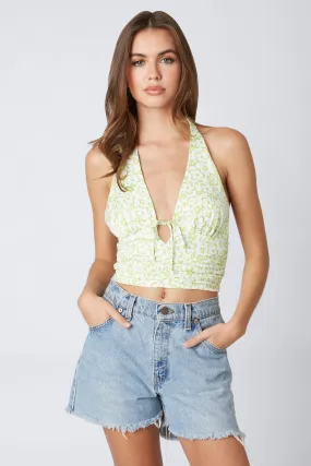 Floral Halter Top