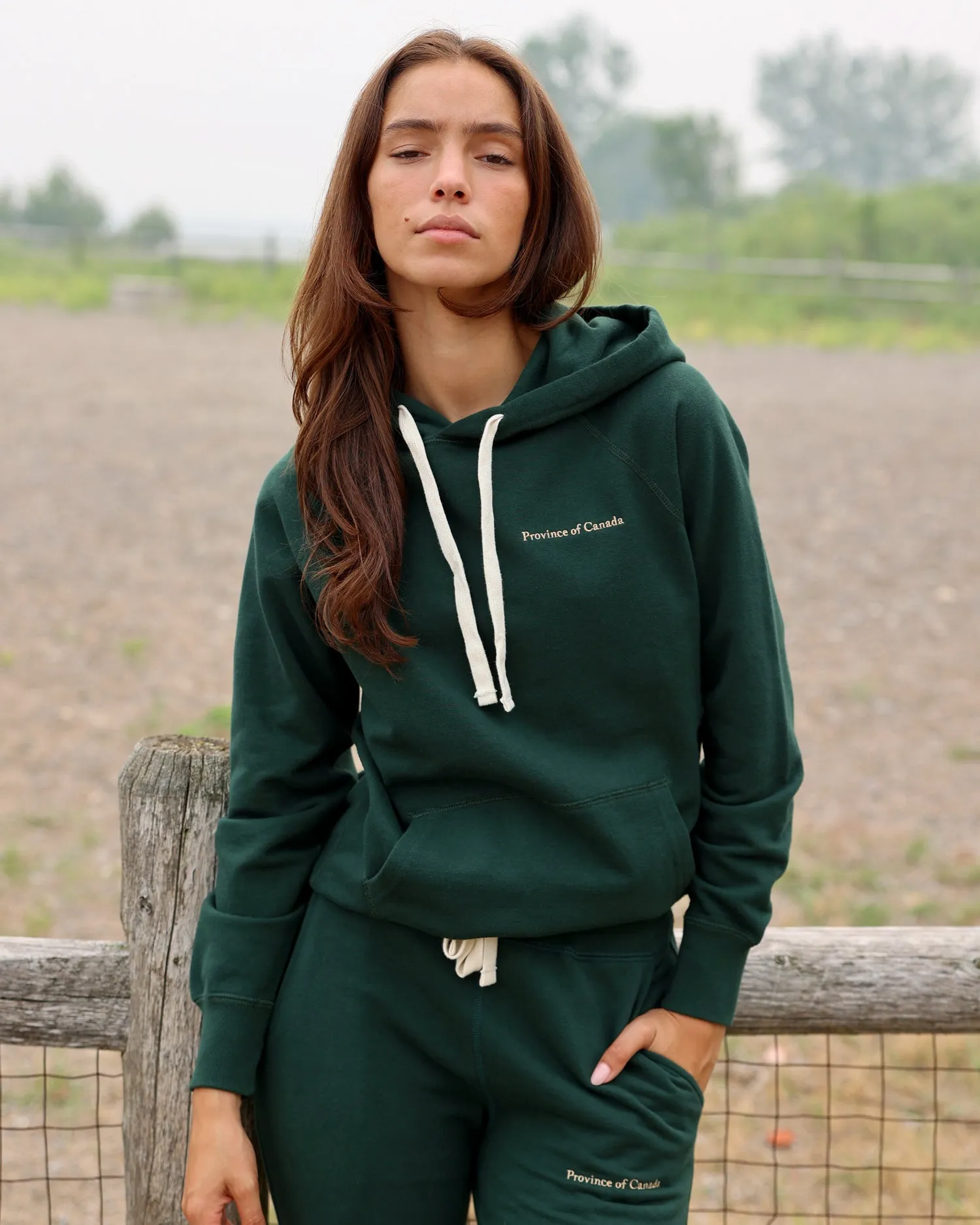 French Terry Hoodie Forest - Unisex