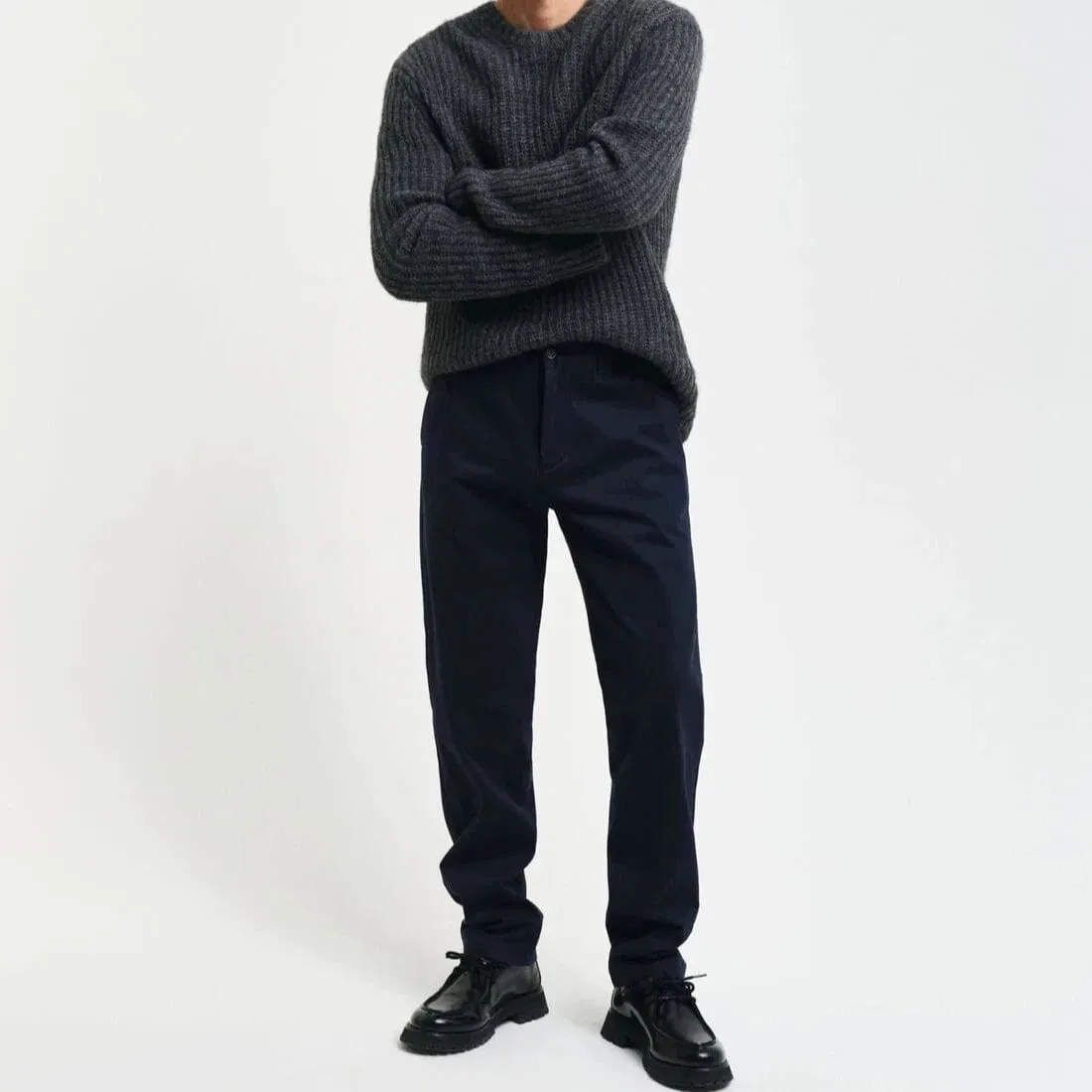 GANT Regular Fit Super Comfort Chinos in Evening Blue