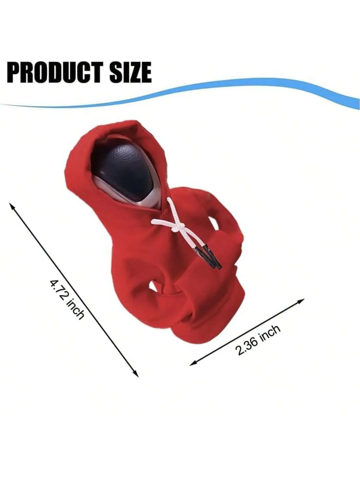 Gear Shift Hoodie , Funny Hoodie Car Gear Shift Cover, Winter Warm Car Shifter Hoodie Cover