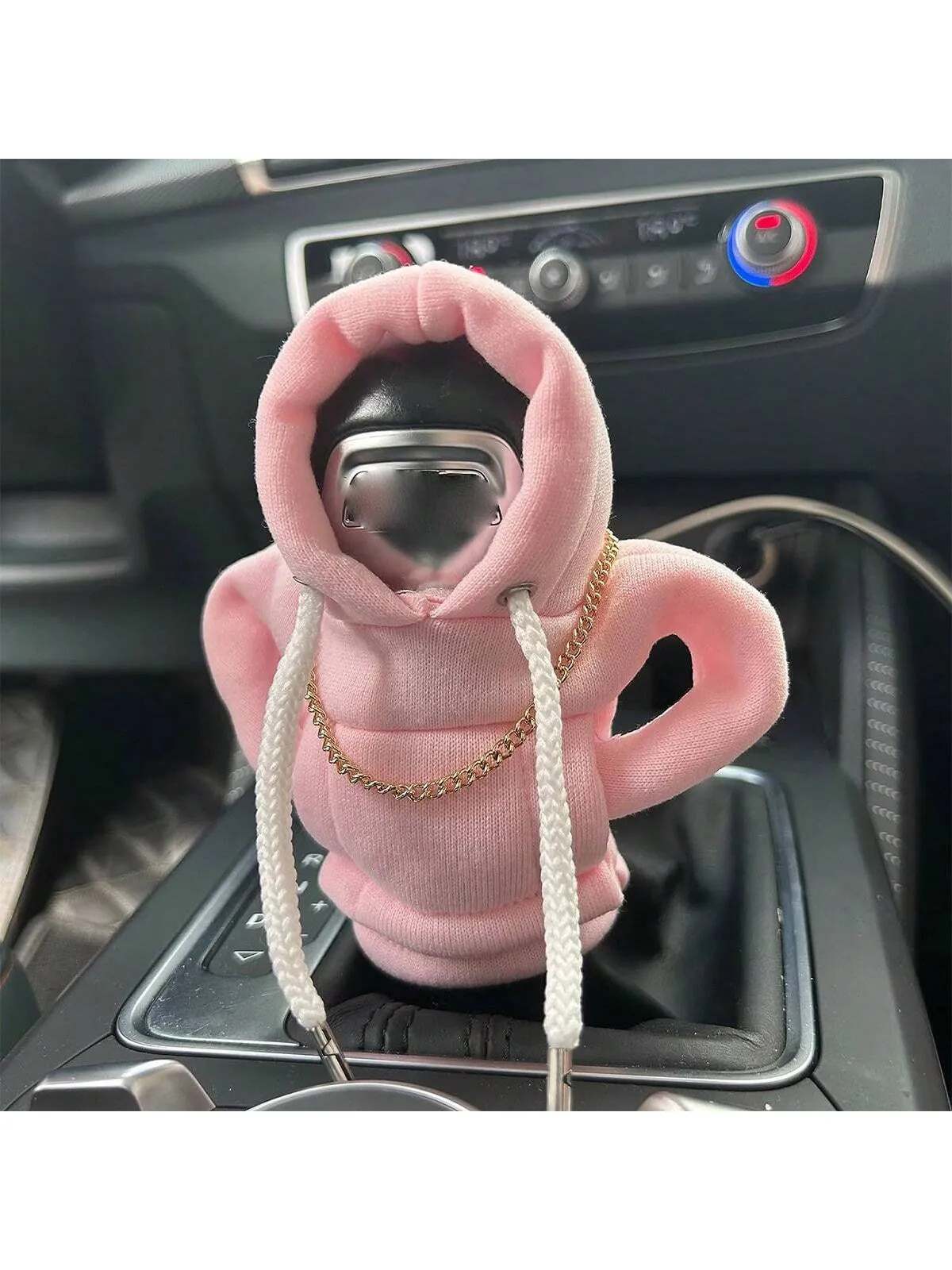 Gear Shift Hoodie , Funny Hoodie Car Gear Shift Cover, Winter Warm Car Shifter Hoodie Cover