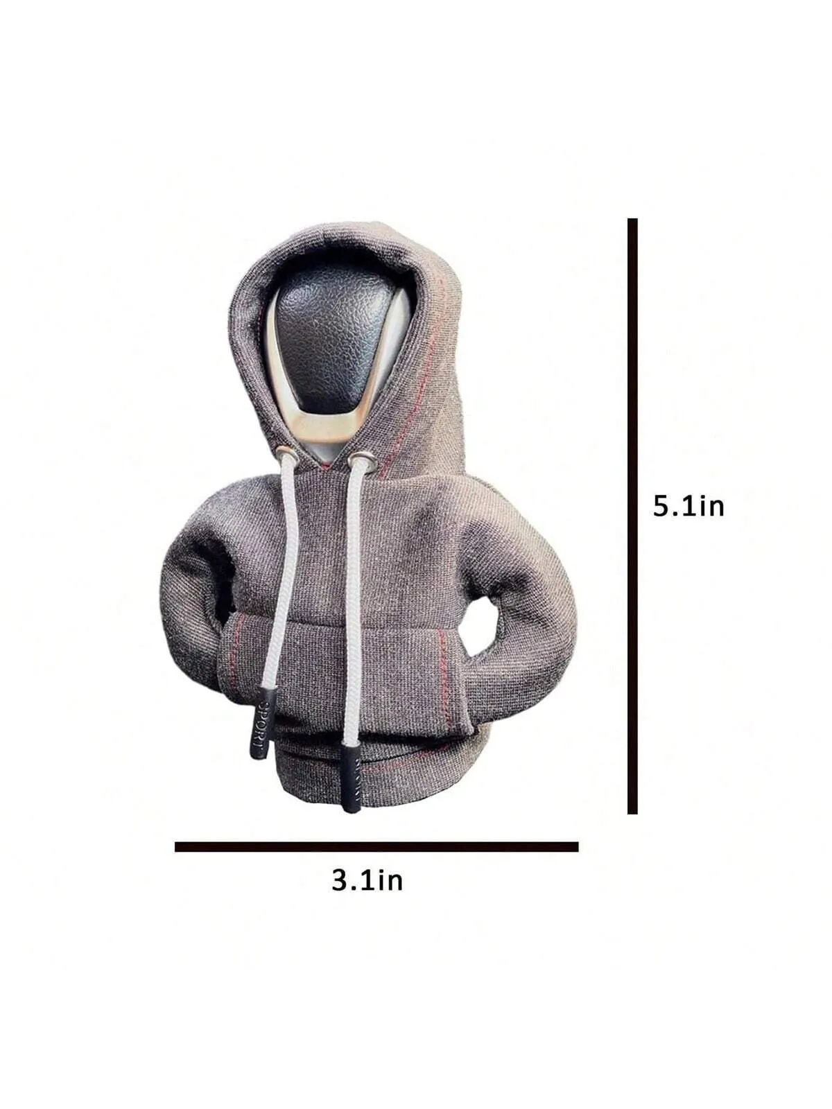Gear Shift Hoodie , Funny Hoodie Car Gear Shift Cover, Winter Warm Car Shifter Hoodie Cover