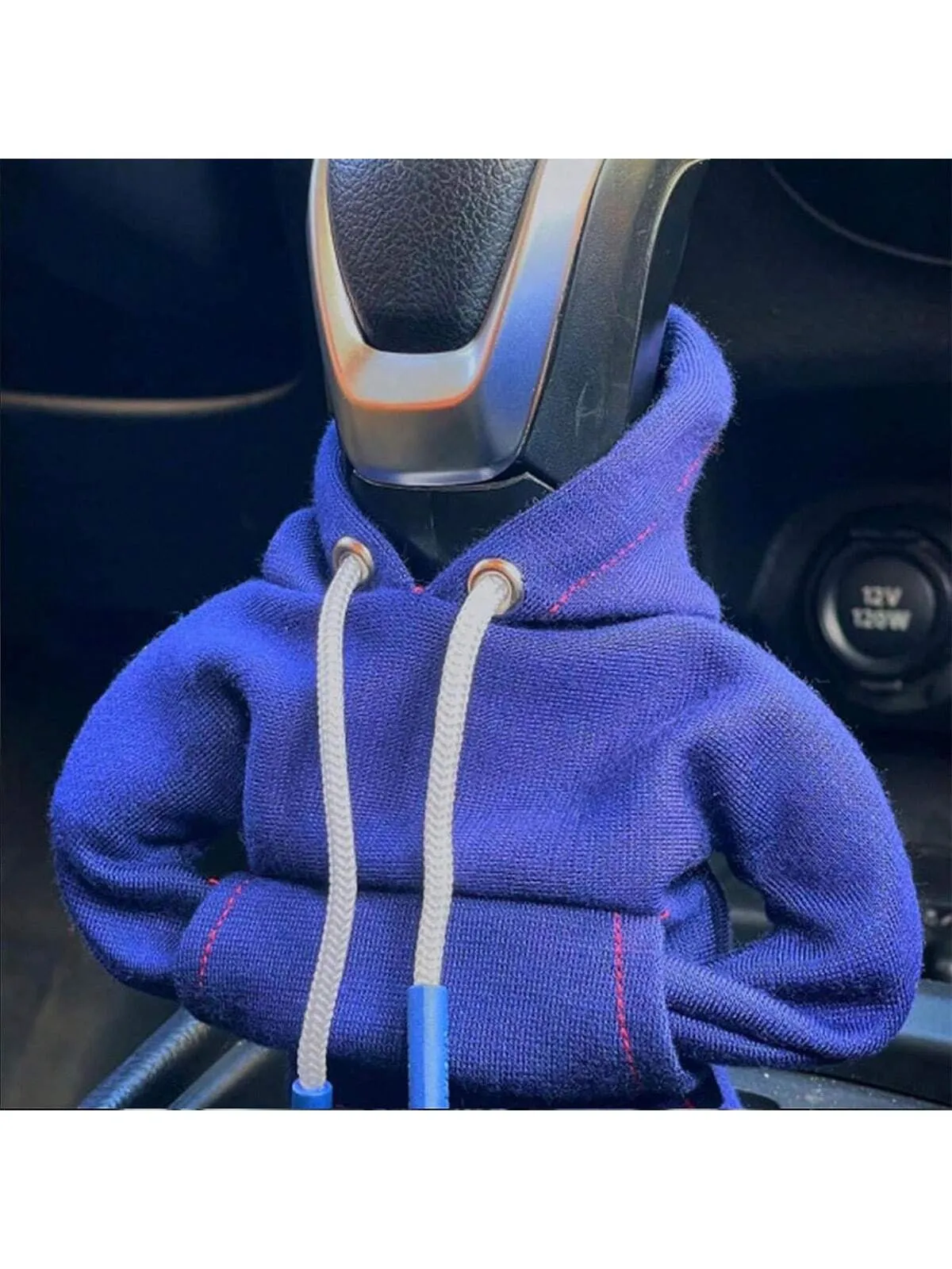 Gear Shift Hoodie , Funny Hoodie Car Gear Shift Cover, Winter Warm Car Shifter Hoodie Cover