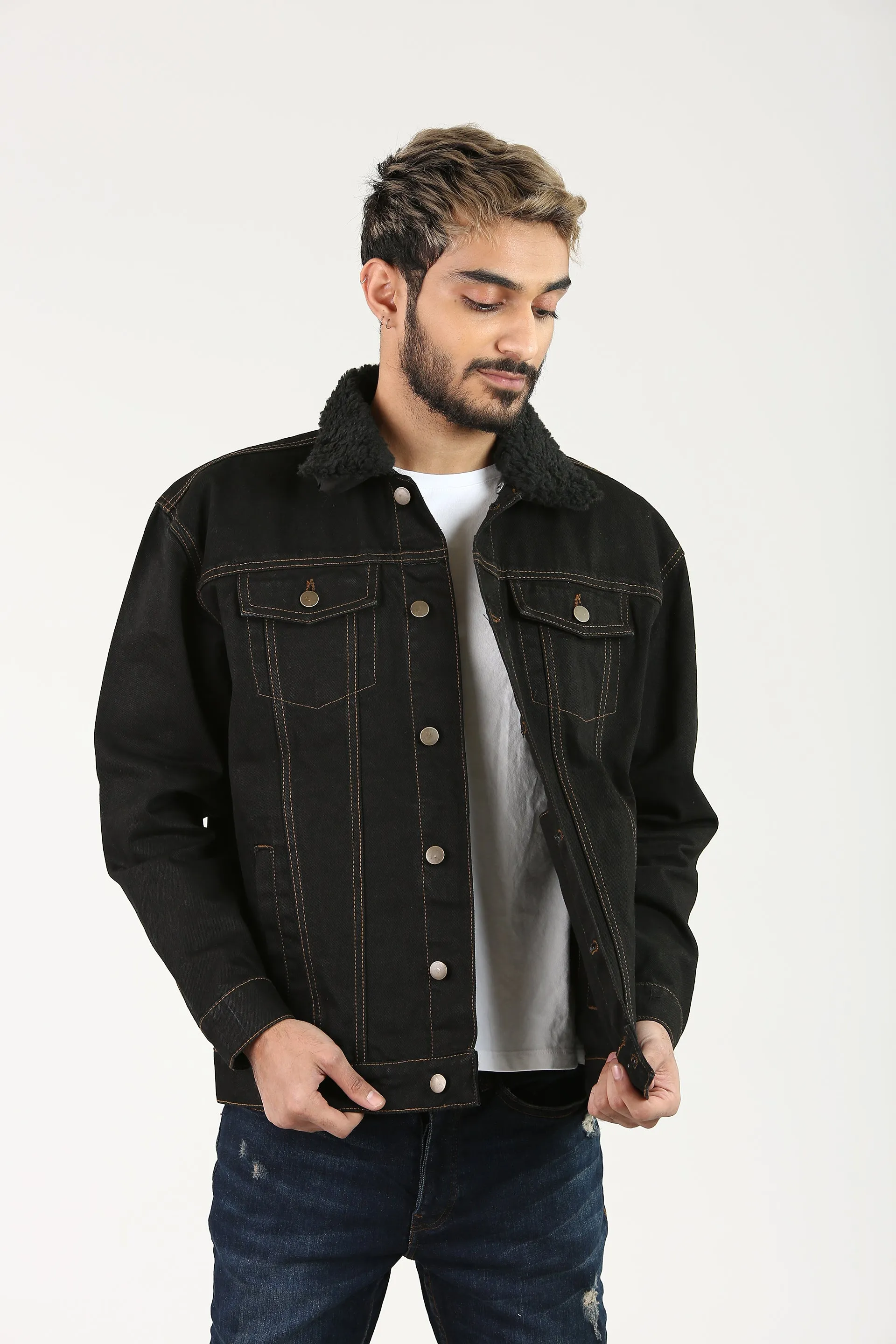 GM Jacket Black Sherpa