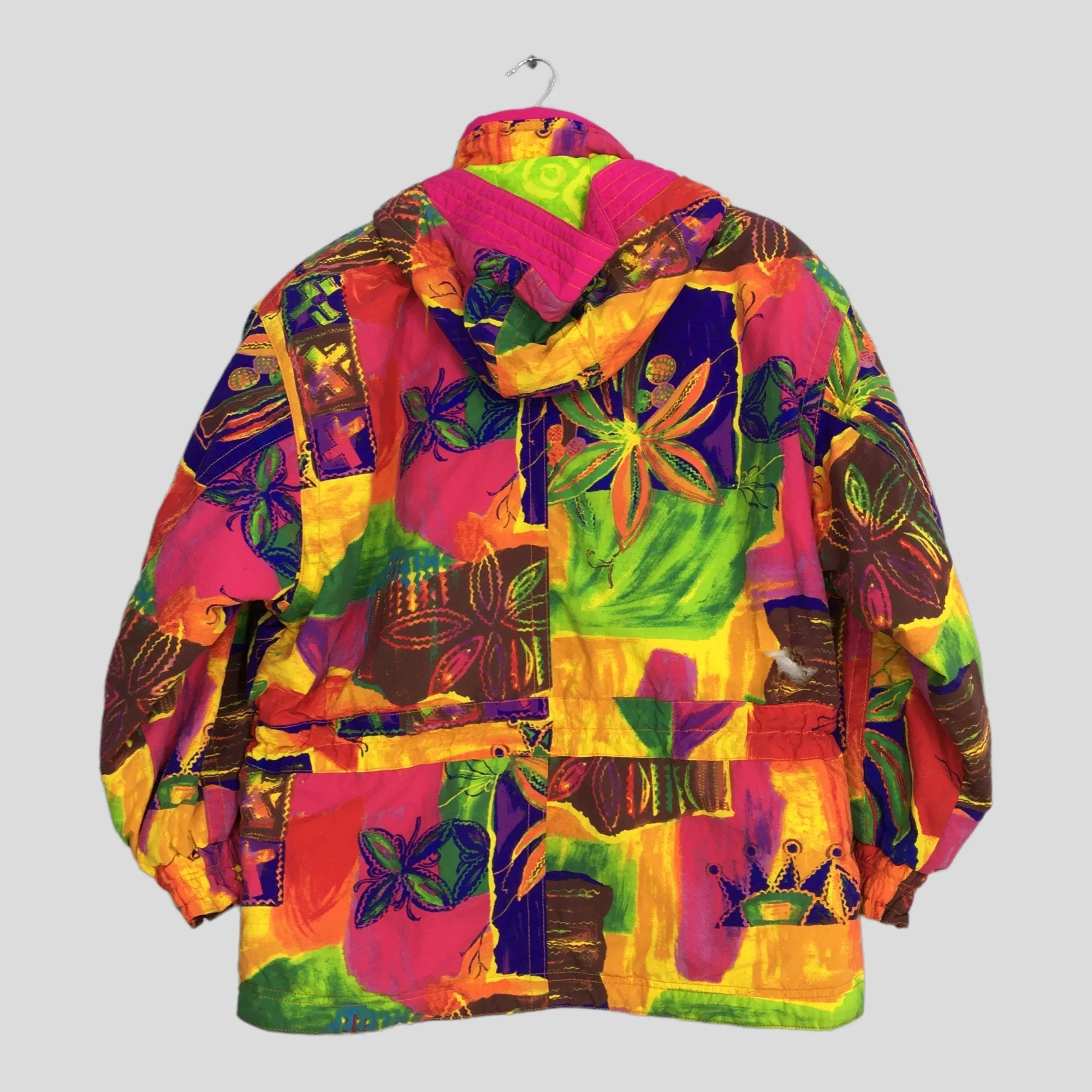 Goldwin Multicolor Pop Art Bomber Ski Wear Jacket