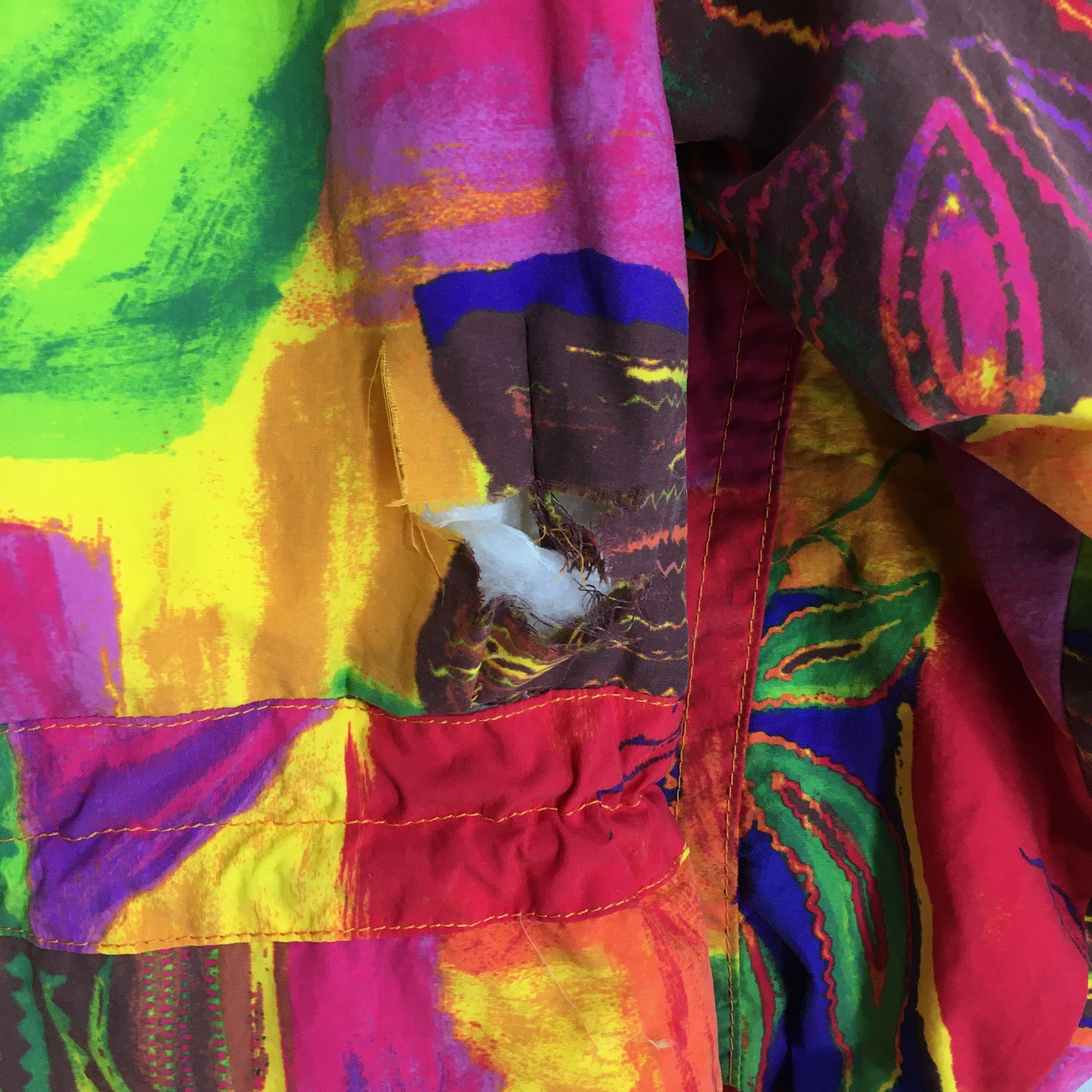 Goldwin Multicolor Pop Art Bomber Ski Wear Jacket