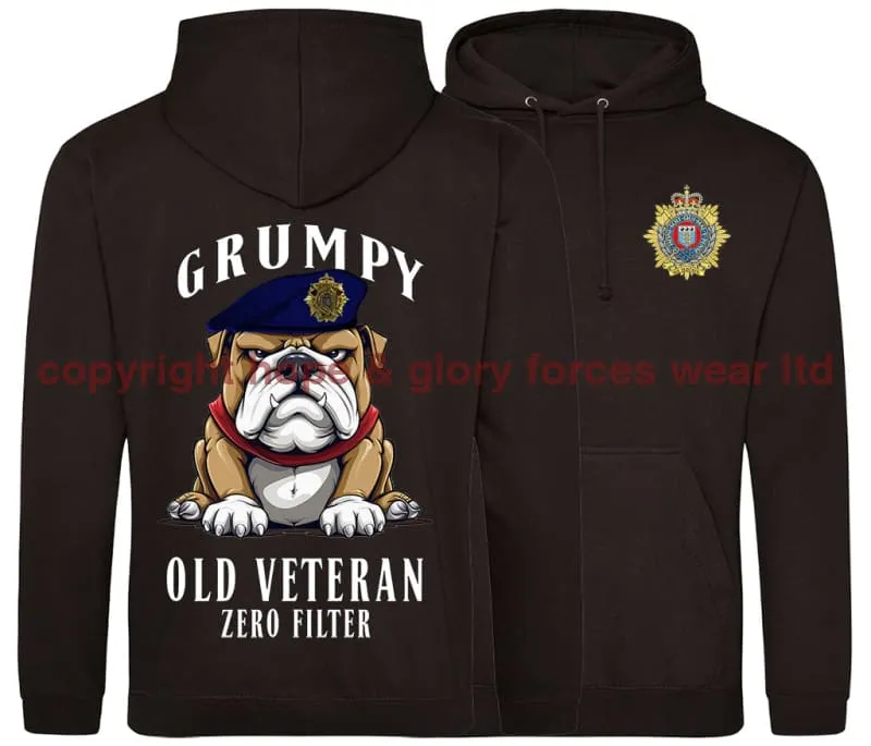 Grumpy Old Royal Logistic Corps Veteran Double Side Printed Hoodie