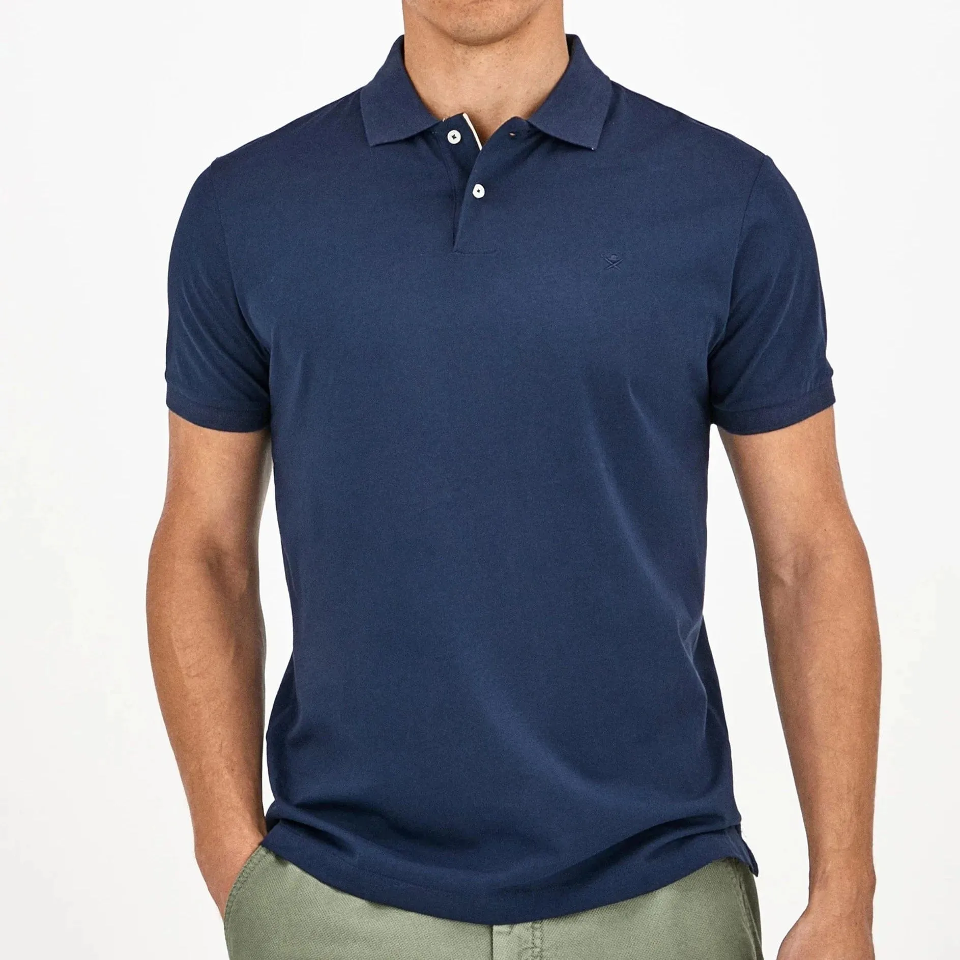 Hackett Pima Cotton Polo Navy