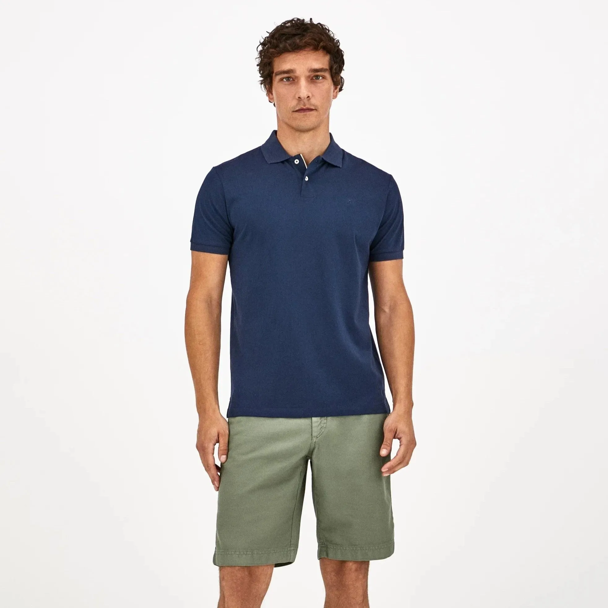 Hackett Pima Cotton Polo Navy