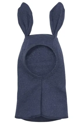 Huttelihut - Balaclava Ears Rib - Navy Melange