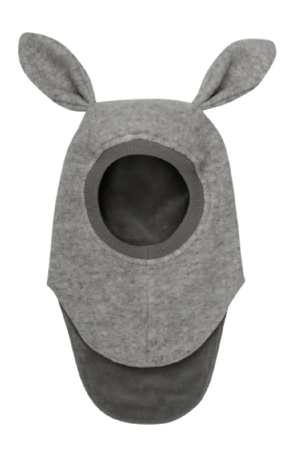 Huttelihut - Balaclava Ears Wool - Medium Grey Melange