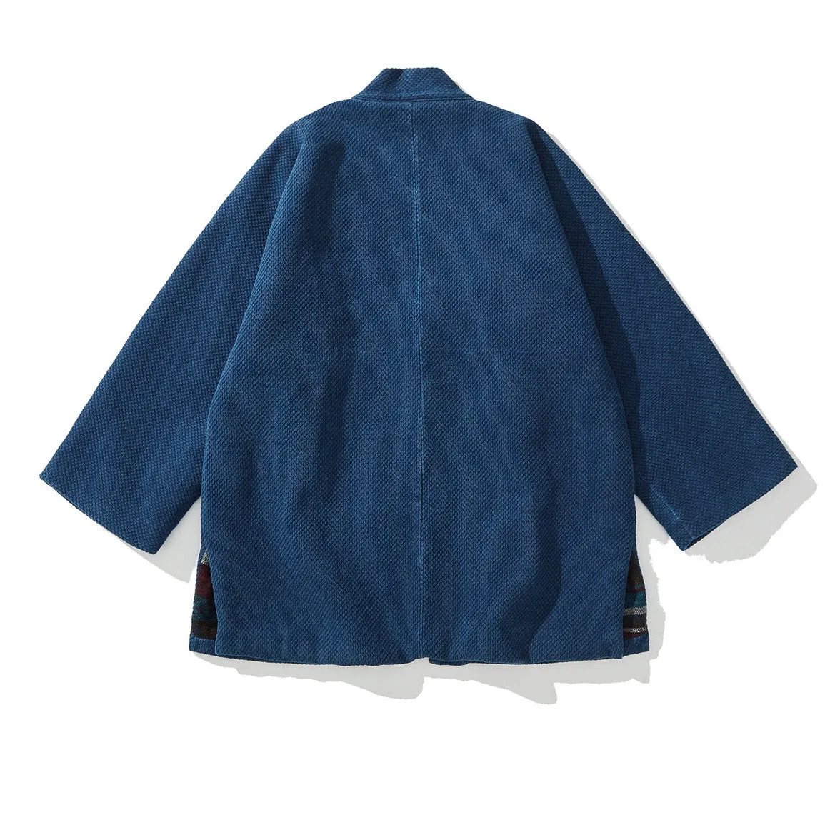 Indigo Kendo Sashiko Kimono Jacket