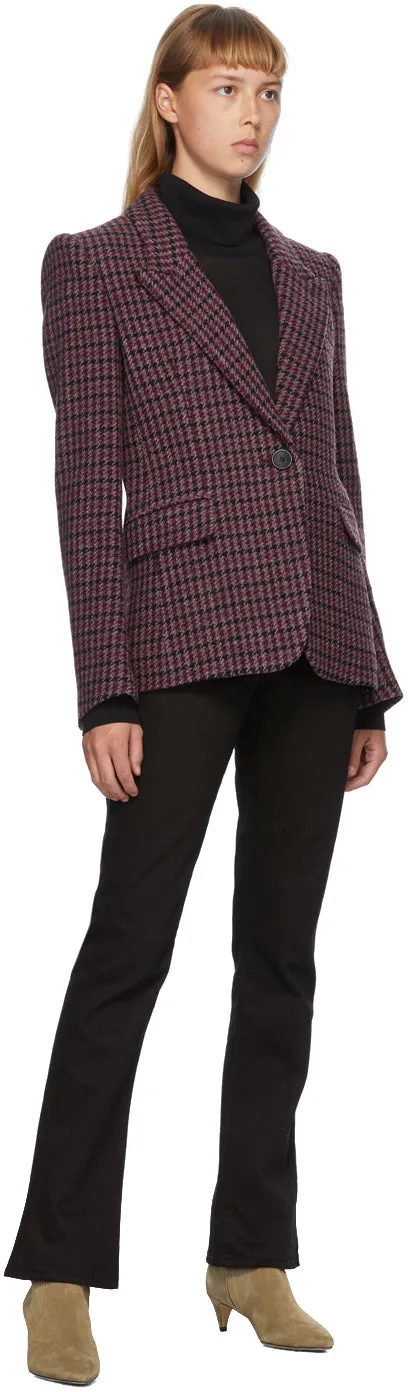 Isabel Marant Etoile Burgundy Kerstin Blazer