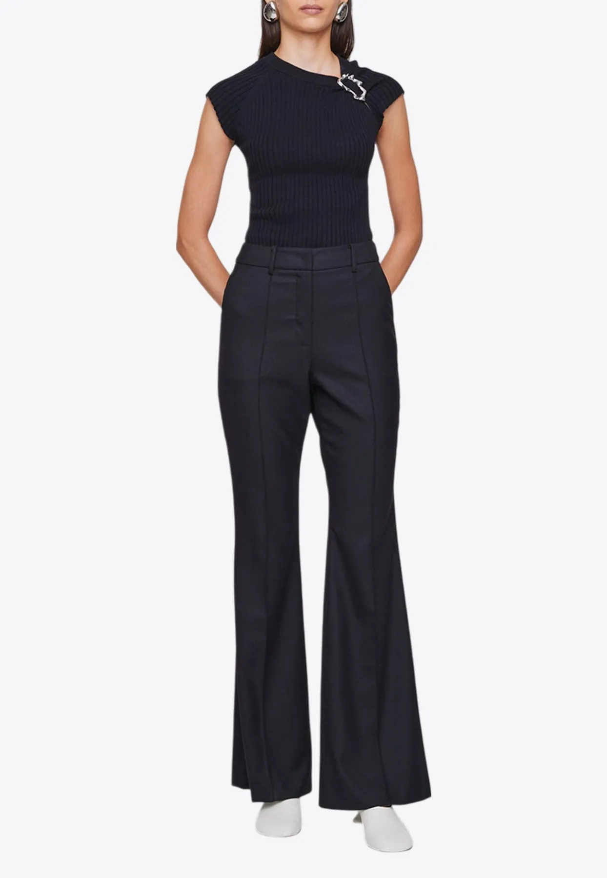 Jaida High-Rise Flared Pants