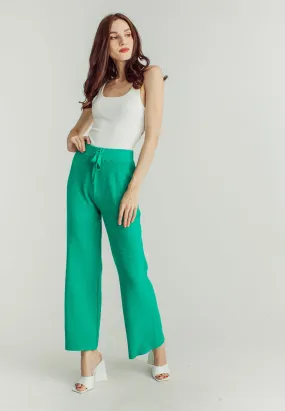 Jewel Green Straight Cut Culottes