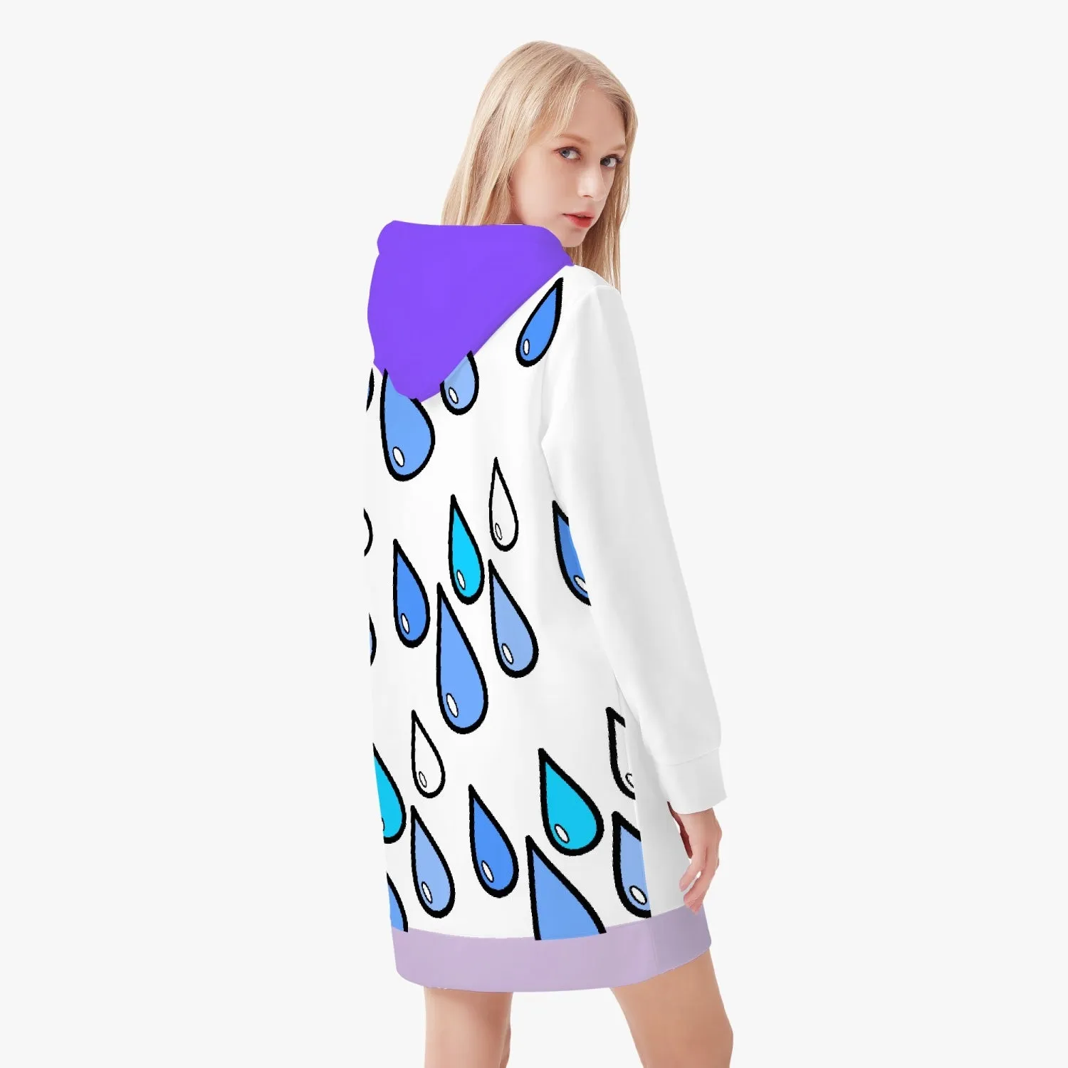 Jucii Babii PURPLE RAIN Hoodie Dress