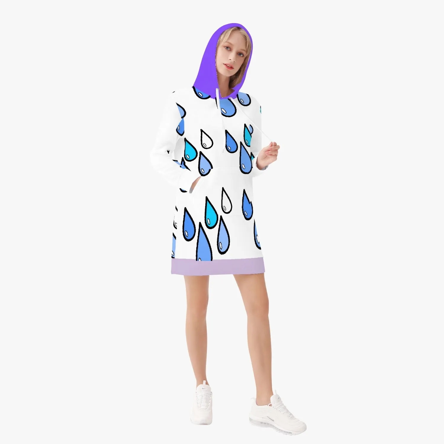 Jucii Babii PURPLE RAIN Hoodie Dress