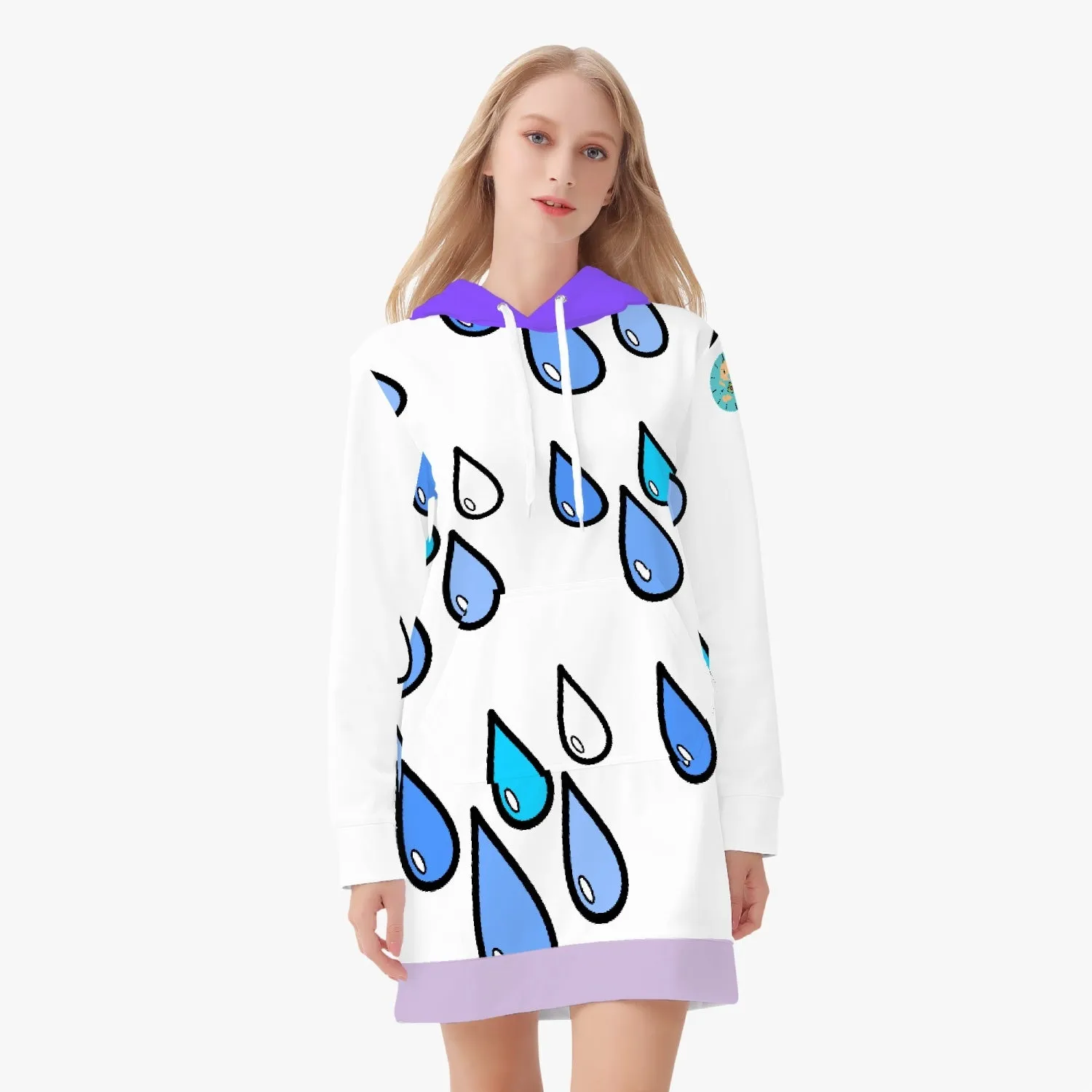 Jucii Babii PURPLE RAIN Hoodie Dress