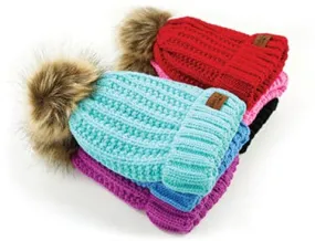 Kid's Pom Pom Hat