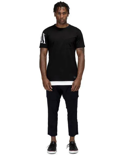 Konus Men's Drop Crotch Tapered Stretch Twill Pants