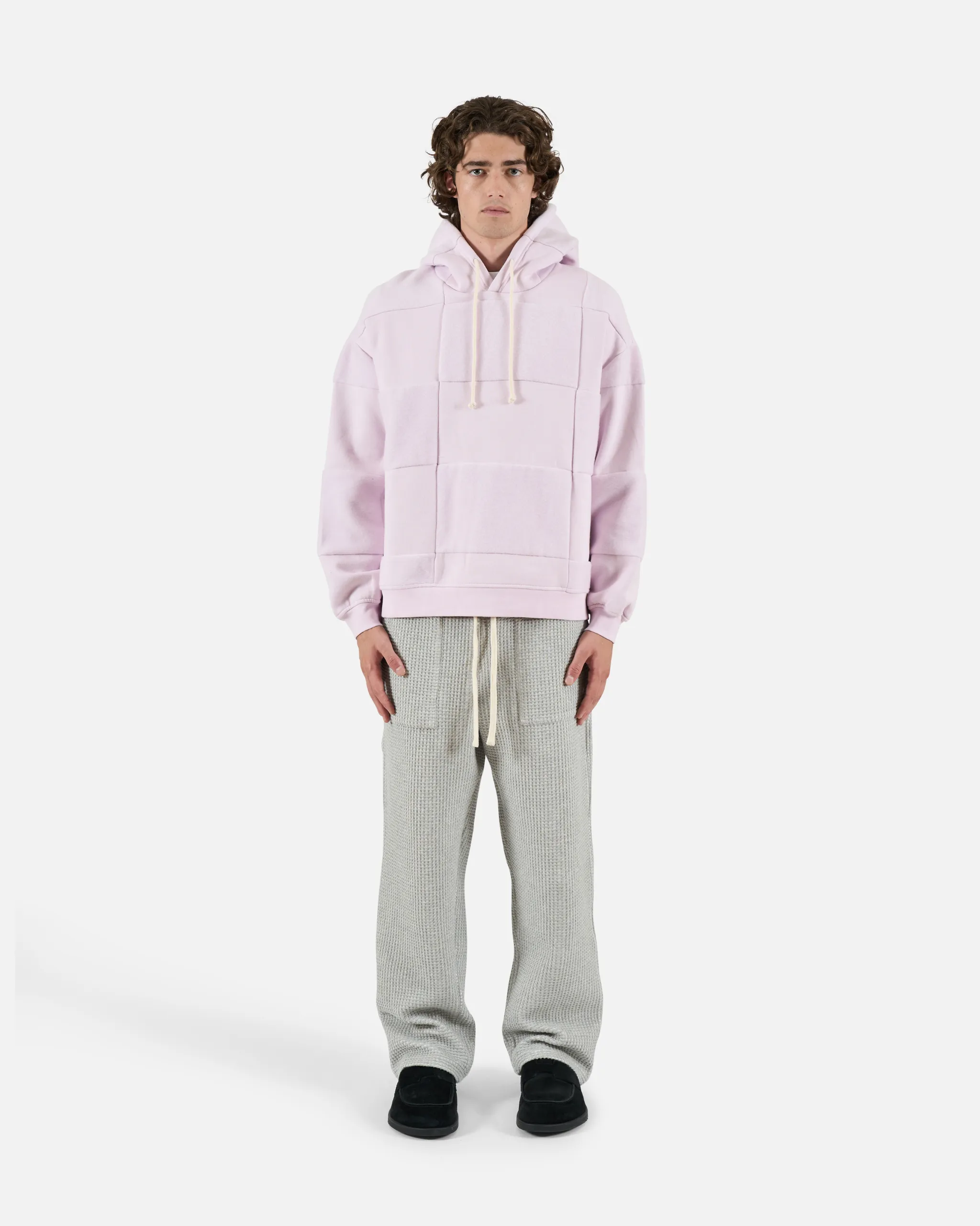 Lilac Quilted Hoodie