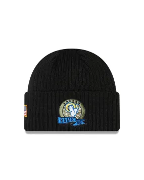 Los Angeles Rams New Era Salute To Service 2022 Sport Cuffed Knit Hat
