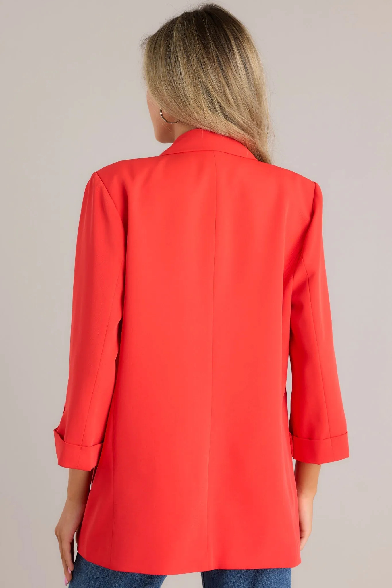 Make It Work Cherry Tomato Blazer