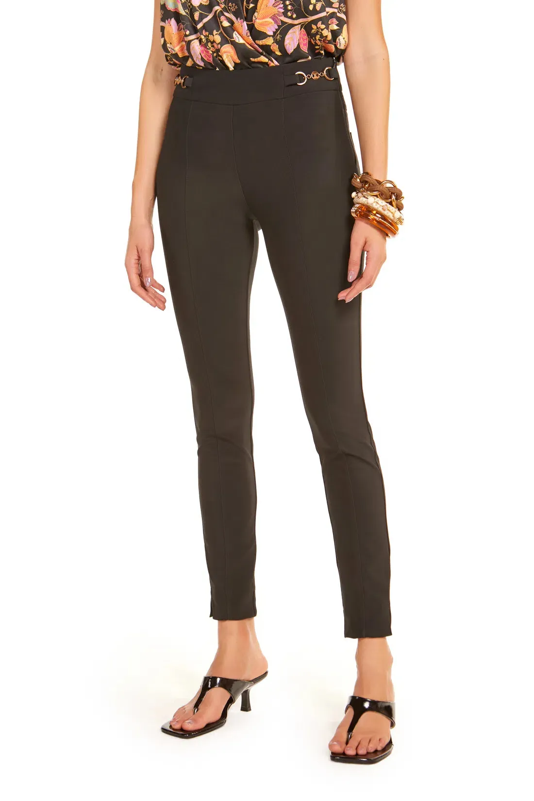 MARIA VALENTINA PANTS - BLACK