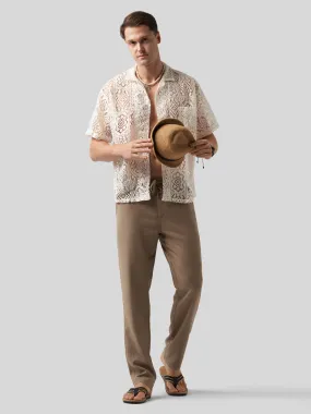 Men's Casual Cotton Linen Pants 29 Inch