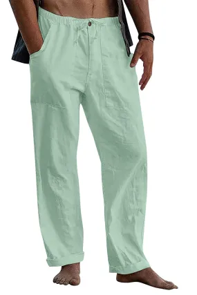 Men's Linen Beach Casual Loose-Fitting Pants