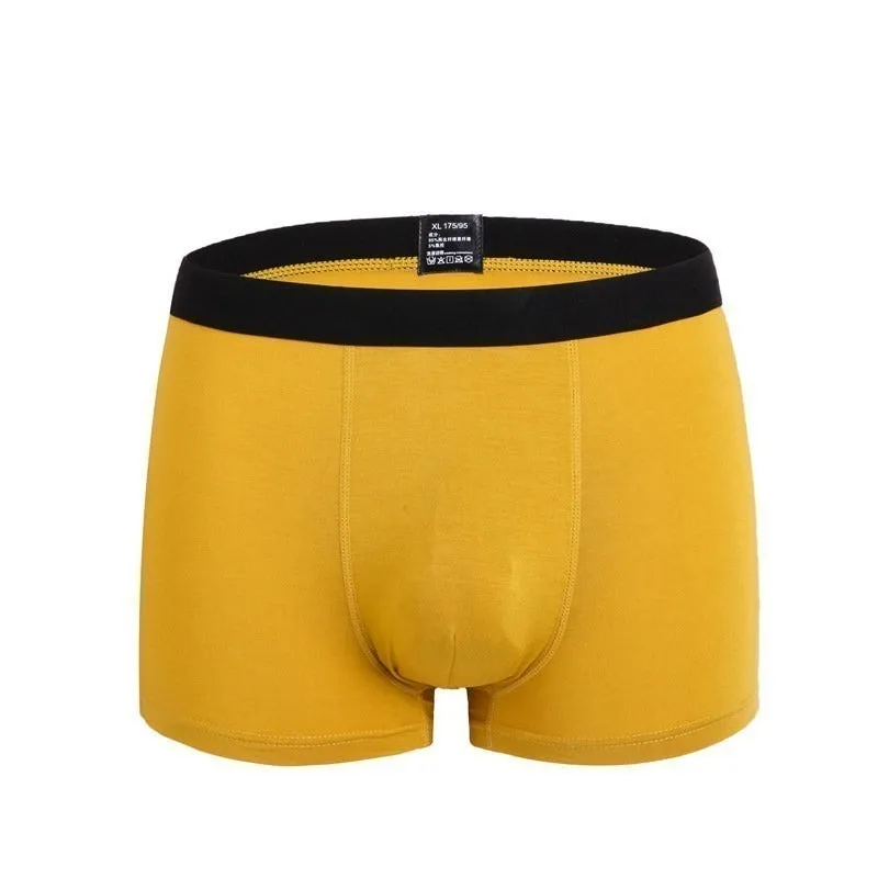 Men's Solid Comfortable Underwear 6 Pack