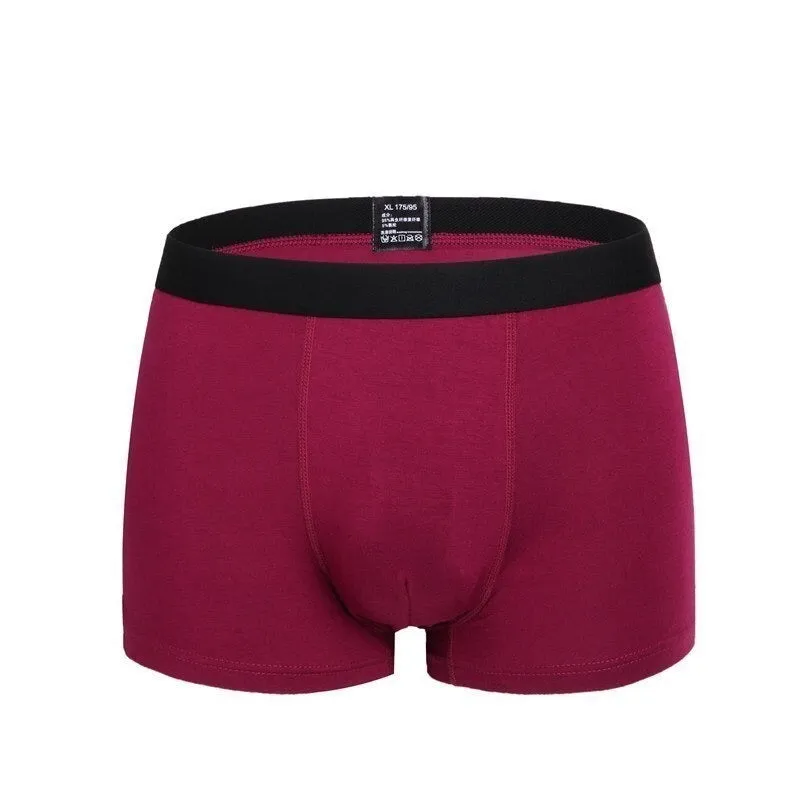 Men's Solid Comfortable Underwear 6 Pack
