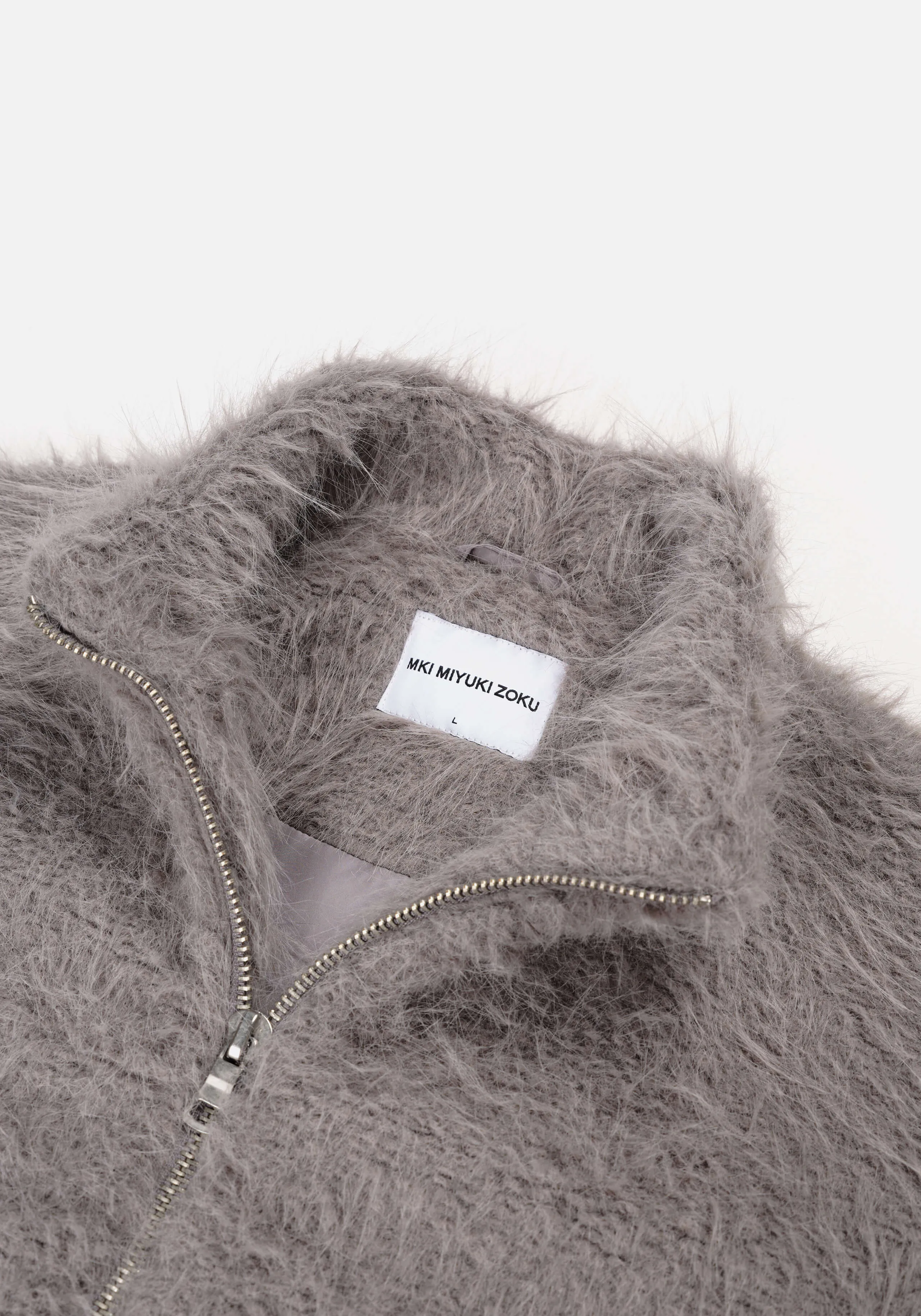 MKI FAUX ALPACA TRACK JACKET