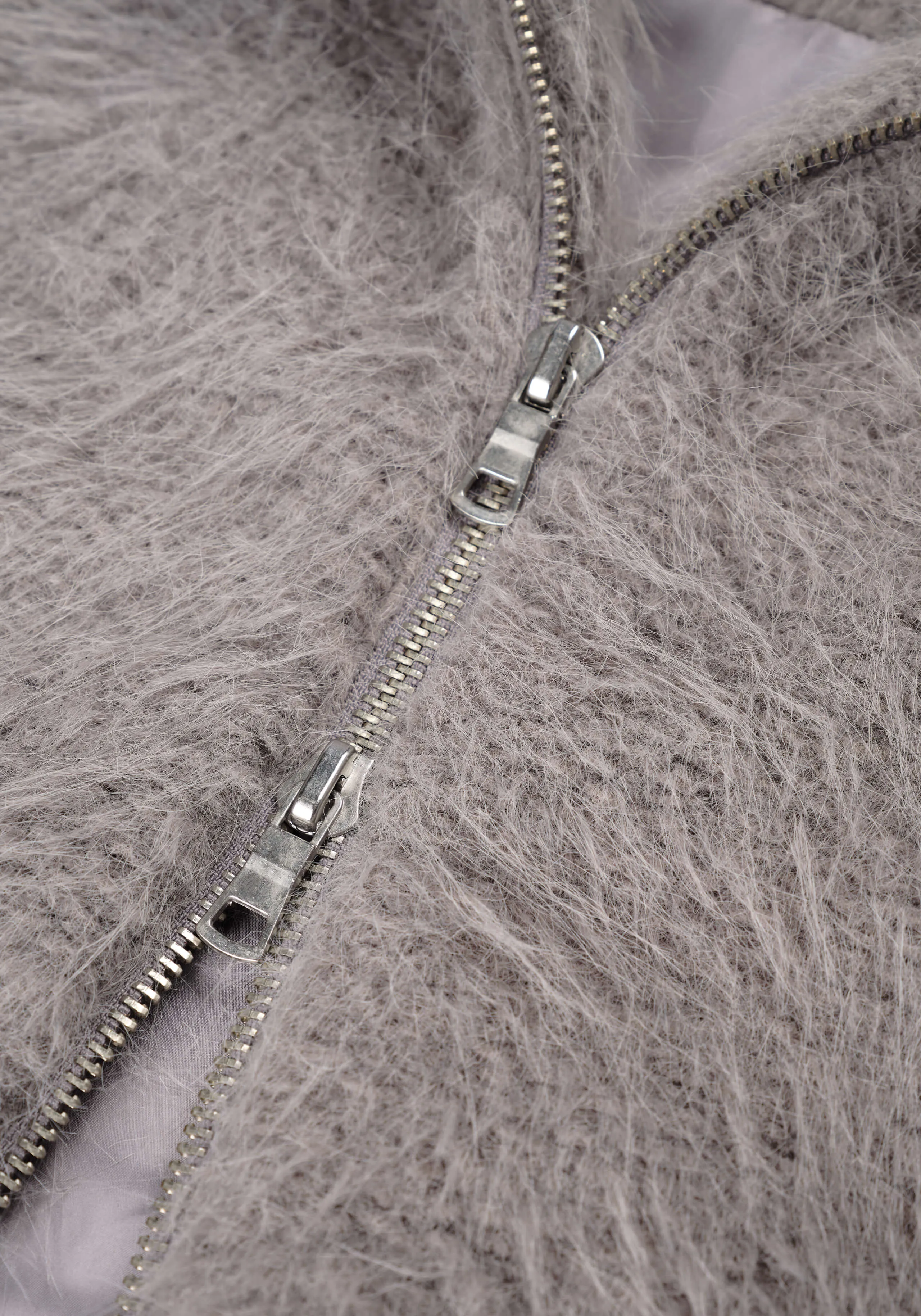 MKI FAUX ALPACA TRACK JACKET