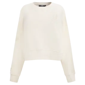 NBA SAN ANTONIO SPURS NEUTRAL WOMEN'S CREWNECK (EGGSHELL)