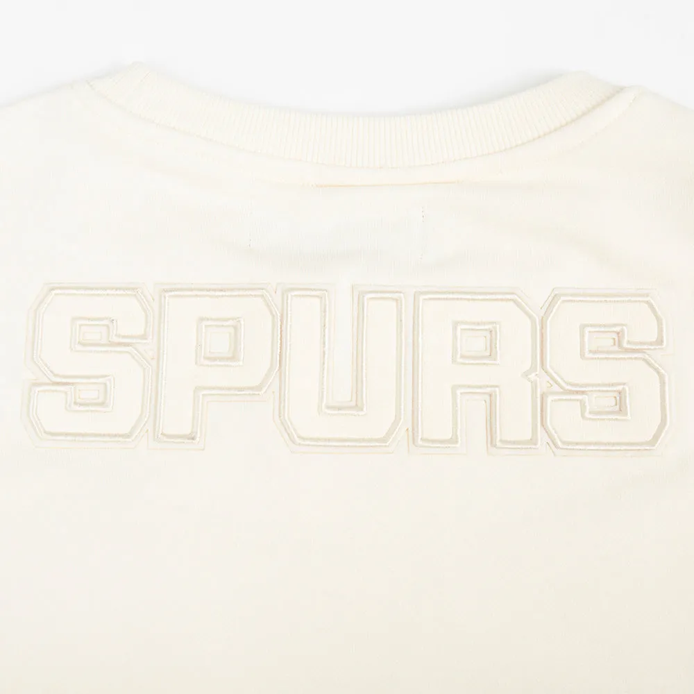 NBA SAN ANTONIO SPURS NEUTRAL WOMEN'S CREWNECK (EGGSHELL)