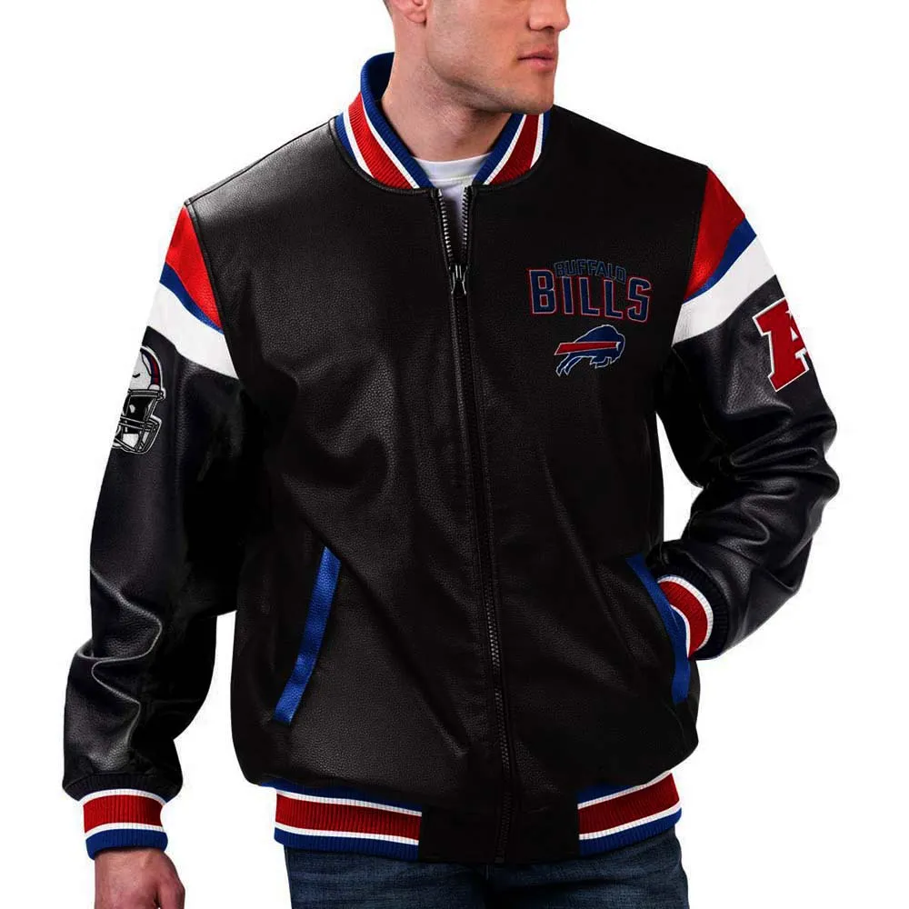 NFL Buffalo Bills Multi Leather Jacket