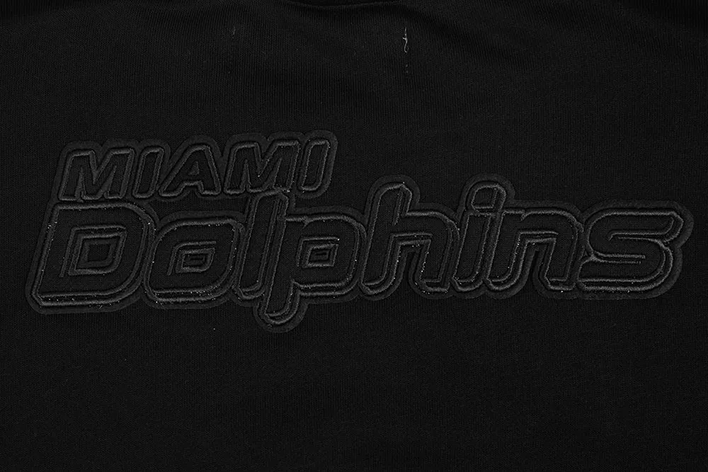 NFL MIAMI DOLPHINS NEUTRAL WOMEN'S CREWNECK (BLACK)
