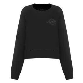 NFL MIAMI DOLPHINS NEUTRAL WOMEN'S CREWNECK (BLACK)