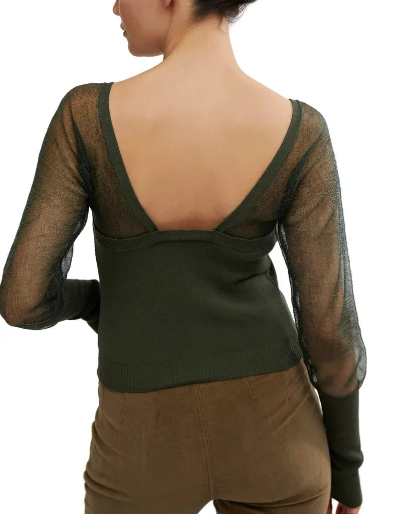 Night After Night Long Sleeve Uncut Emerald
