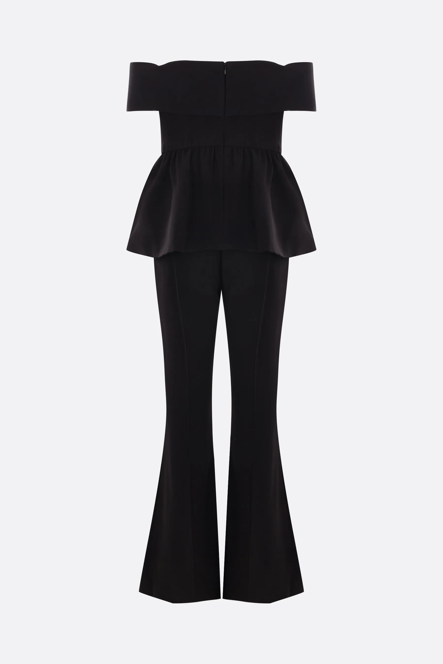 Off Shoulder Crepe Jumpsuit
