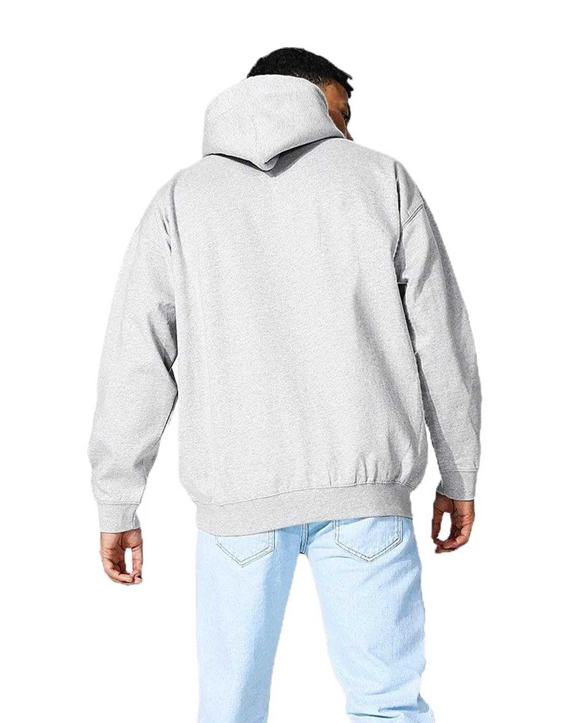 Oversized Boston Varsity Printed Hoodie
