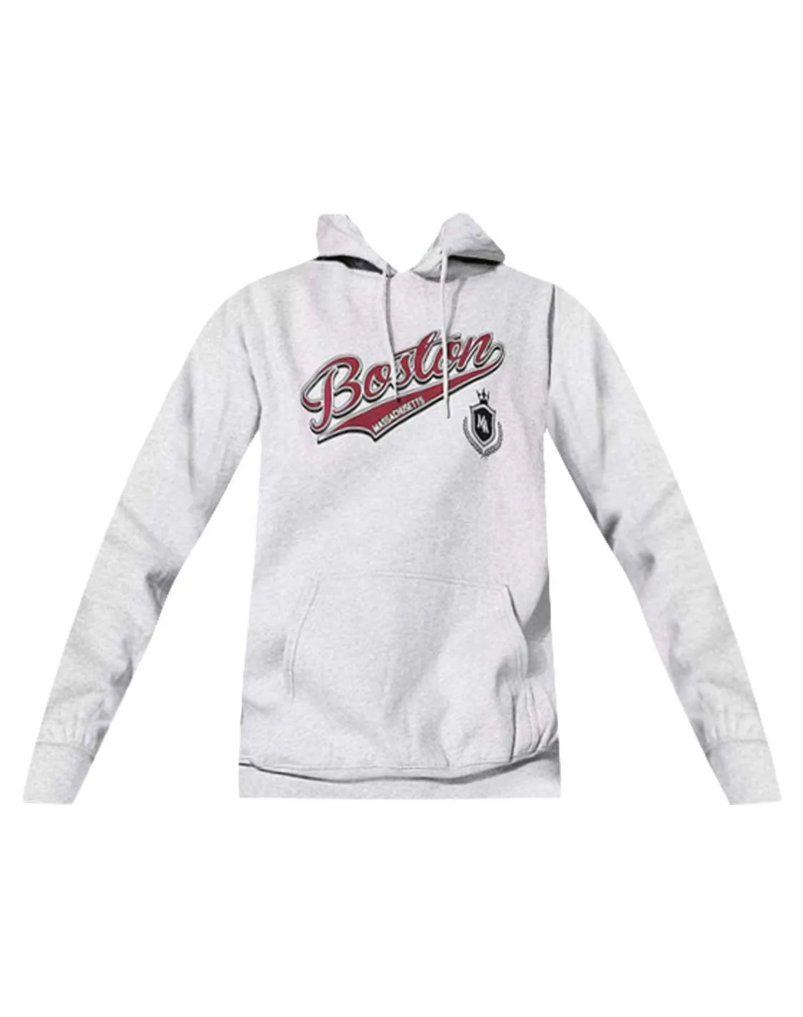 Oversized Boston Varsity Printed Hoodie