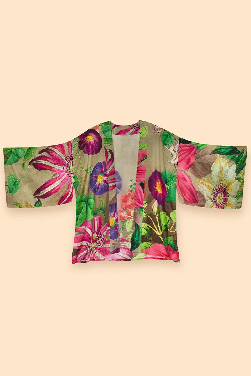 Oversized Botanicals Kimono Jacket