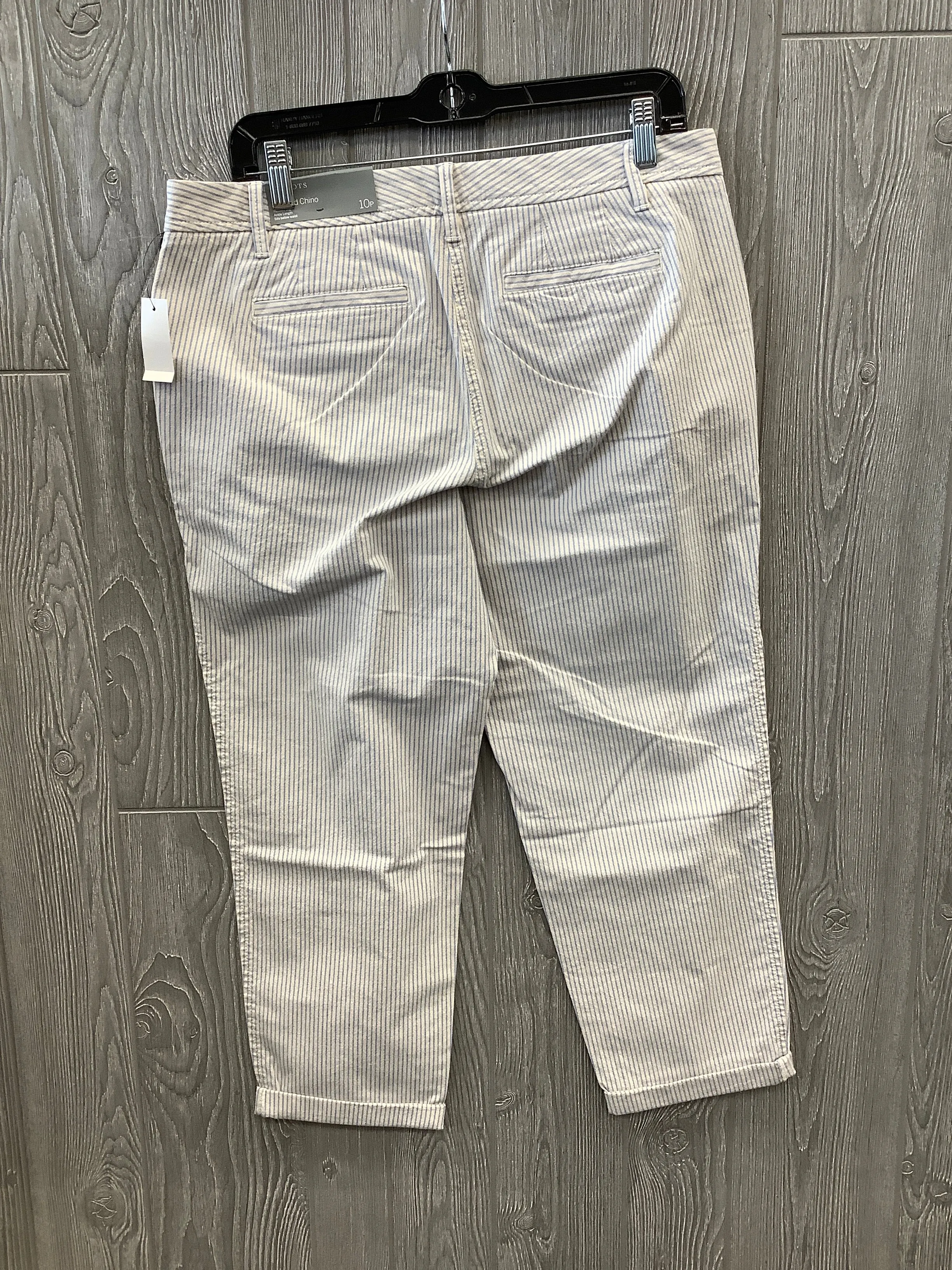 Pants Chinos & Khakis By Talbots In Striped Pattern, Size: 10p
