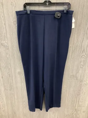 Pants Dress By Sag Harbor In Blue, Size: 16petite